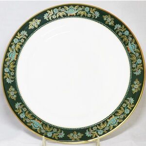WINCHESTER by Aynsley Salad Plate Green Gold Set Of 4  made in England EUC